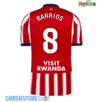 Camisa de time de futebol Atletico Madrid Pablo Barrios #8 Replicas 1º Equipamento 2026-27 Manga Curta